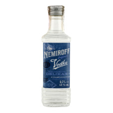 Горілка 0.2л 40% особлива м'яка Delikat Nemiroff пл
