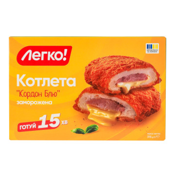 Котлета заморожена Кордон блю Легко! к/у 315г
