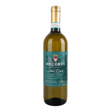 Вино біле сухе Pinot Grigio Decordi 12% с/пл 750мл