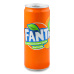 Напій безалкогольний сильногазований соковмісний на ароматизаторах Fanta з апельсиновим соком з/б 330мл