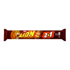 Вафлі з м'якою карамеллю, пластівцями, вкриті глазур'ю Lion м/у 3х30г