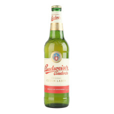 Пиво 0.5л 5% світле фільтроване пастеризоване Budweiser Budvar пл