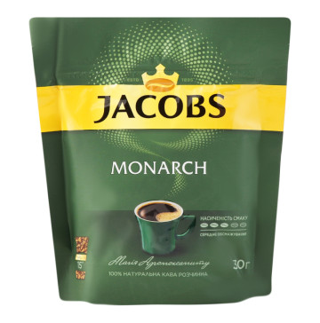 Кава натуральна розчинна сублімована Jacobs Monarch д/п 30г