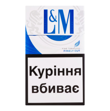 Сигарети з фільтром L&M Blue Label 20шт