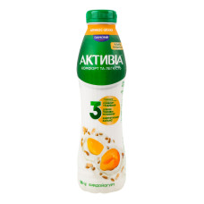 Біфідойогурт 1.2% питний Абрикос-злаки Активіа п/пл 500г