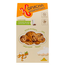 Печиво пісочне З пряженим молоком в шоколадній глазурі Корисна Кондитерська к/у 90г