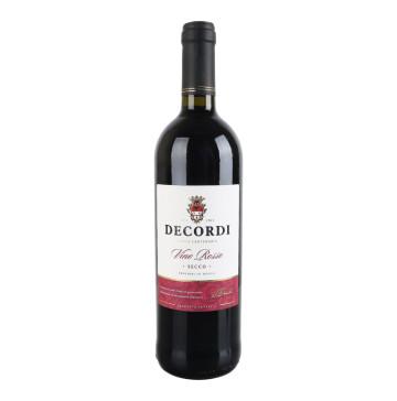 Вино червоне сухе Rosso Secco Decordi 10.5% с/пл 750мл