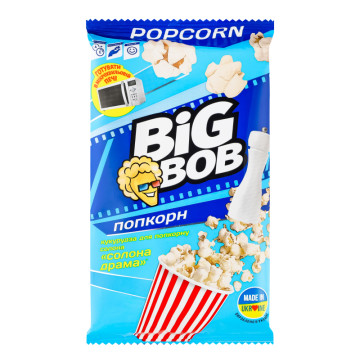 Кукурудза для попкорну Солона драма Big Bob м/у 90г