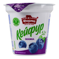Продукт кисломолочний 4.5% Лохина Кейфур Ферма ст 250г