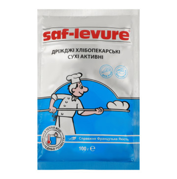 Дріжджі хлібопекарські сухі Saf-Levure м/у 100г