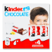 Шоколад молочний з молочною начинкою Chocolate Kinder к/у 4х12.5г