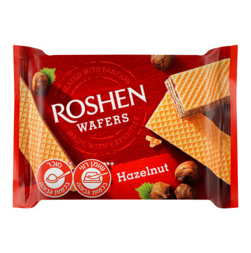 Вафлі Hazelnut Wafers Roshen м/у 72г