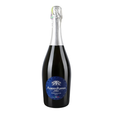 Вино ігристе 0.75л 11% біле брют DOC Prosecco Alberto Ruffini пл