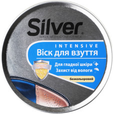 Віск для взуття безкольоровий Silver 50мл