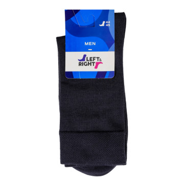 Шкарпетки чоловічі Left&Right №210 00 44-45 темно-сірий