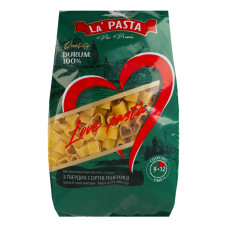 Вироби макаронні фігурні з твердих сортів пшениці Серця La' Pasta Per Primi м/у 400г