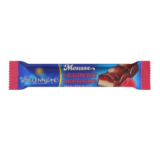 Шоколад молочний з мусовою та малиновою начинкою Raspberry&Cheesecake Mousse Millennium м/у 33г