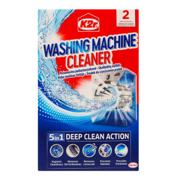 Засіб для чищення пральної машини 5in1 Deep Clean Action K2r 2х75г