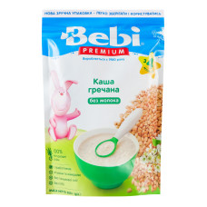 Каша безмолочна для дітей від 4міс швидкорозчинна Гречана Bebi Premium д/п 200г