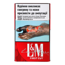 Сигарети з фільтром L&M First Cut Red 20шт Сигарети з фільтром L&M First Cut Red 20шт