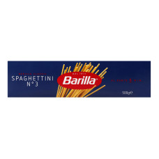 Вироби макаронні з твердих сортів пшениці Spaghettini №3 Barilla к/у 500г