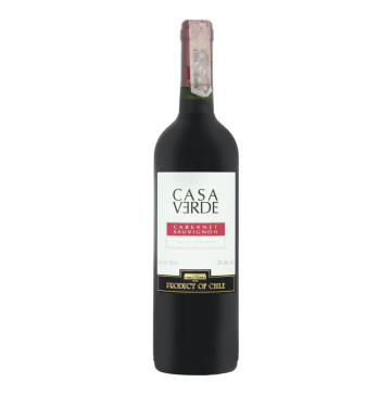 Вино 0.75л 13% червоне сухе Cabernet Sauvignon Casa Verde пл