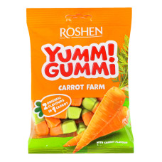 Цукерки желейні Carrot Farm Yummi Gummi Roshen м/у 70г