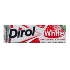 Гумка жувальна без цукру Полунична галявина White Dirol м/у 14г