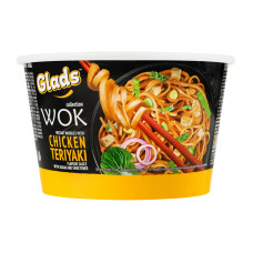 Локшина швидкого приготування з соусом Chicken teriyaki Wok Glads ст 95г