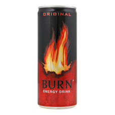 Напій енергетичний безалкогольний сильногазований Original Burn з/б 250мл
