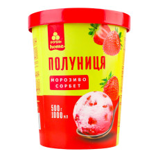 Морозиво сорбет Полуниця Рудь ст 500г