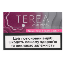 Виріб тютюновмісний для електричного нагрівання з фільтром Terea Oasis Pearl 20шт