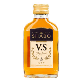 Бренді 0.1л 40% 3 зірки V.S Shabo пл