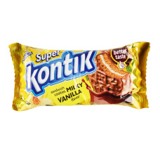 Печиво-сендвіч ванільний молочний смак Super Kontik Konti м/у 90г