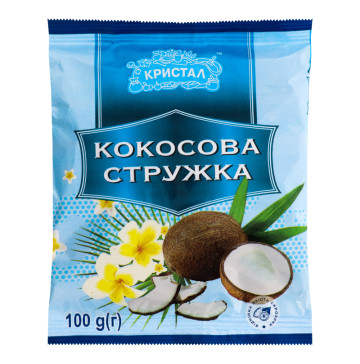 Стружка кокосова Кристал м/у 100г