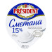 Сметана 15% President ст 180г