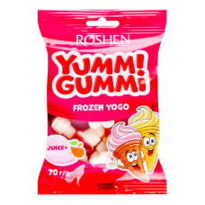 Цук Рошен yummi gummi frozen yogo 70г