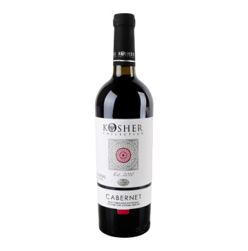 Вино 750мл 9.5-14% червоне сухе Cabernet Kosher Collection пл