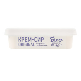 Крем-сир 55% Original Біло п/у 160г