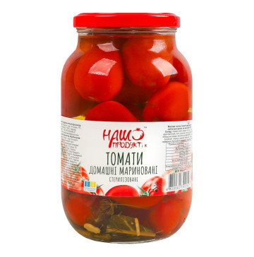 Томати домашні мариновані стерилізовані Наш продукт і К с/б 1кг