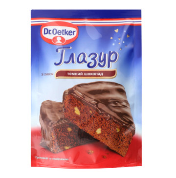 Глазур Темний шоколад Dr.Oetker д/п 100г
