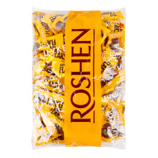 Цукерки з вафельними пластівцями Какао Flaksi Roshen м/у 500г