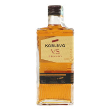 Бренді 250мл 40% 3 зірки VS Koblevo пл