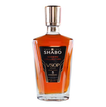 Коньяк 0.5л 40% П'ять зірок VSOP Modern Collection Shabo пл