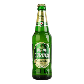 Пиво світле фільтроване пастеризоване Classic Chang 5% с/пл 320мл