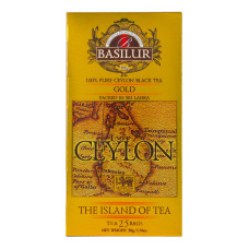 Чай чорний Gold The Island of Tea Basilur к/у 25х2г