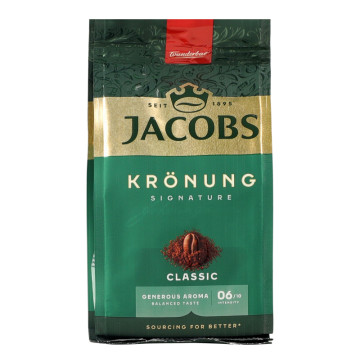 Кава натуральна смажена мелена Classic Kronung Jacobs м/у 70г