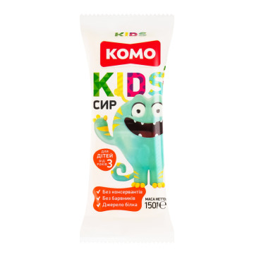 Сир 50% для дітей від 3років напівтвердий Kids Комо м/у 150г