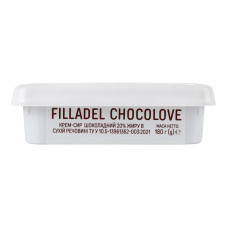 Крем-сир 20% шоколадний Chocolove Filladel Біло п/у 180г