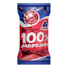 Морозиво 100% морозиво Рудь м/у 70г